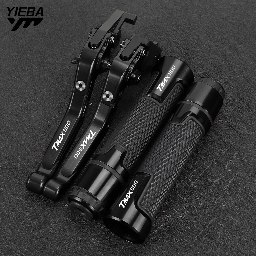 

FOR YAMAHA TMAX500 2008 2009 2010 2011 2012 2013 2014-2023 Motorcycle Brake Clutch Levers Handlebar Handle bar Hand Grips ends