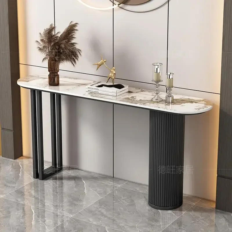 

Nordic Midcentry Console Table Modern Metal Entry Hallway Console Table Luxury Entrance Tisch Wohnzimer Living Room Furniture