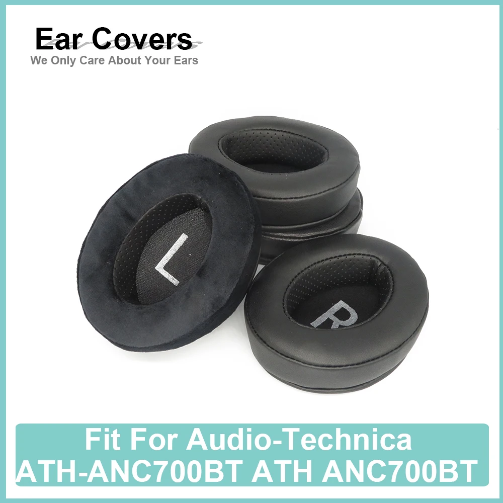 

Earpads For Audio-Technica ATH-ANC700BT ATH ANC700BT Headphone Earcushions Protein Velour Sheepskin Pads Foam Ear Pads Black