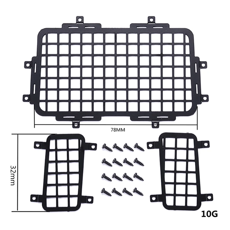 Peças decorativas janela metal para carro rastreador MND90 D91 MN99 MN99S