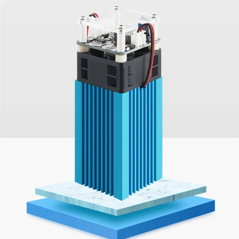 A73E-TTS-55 Laser Module LD+FAC 5.5W 450Nm With Focus Block Slide Module For CNC Laser Engraving Wood Cut
