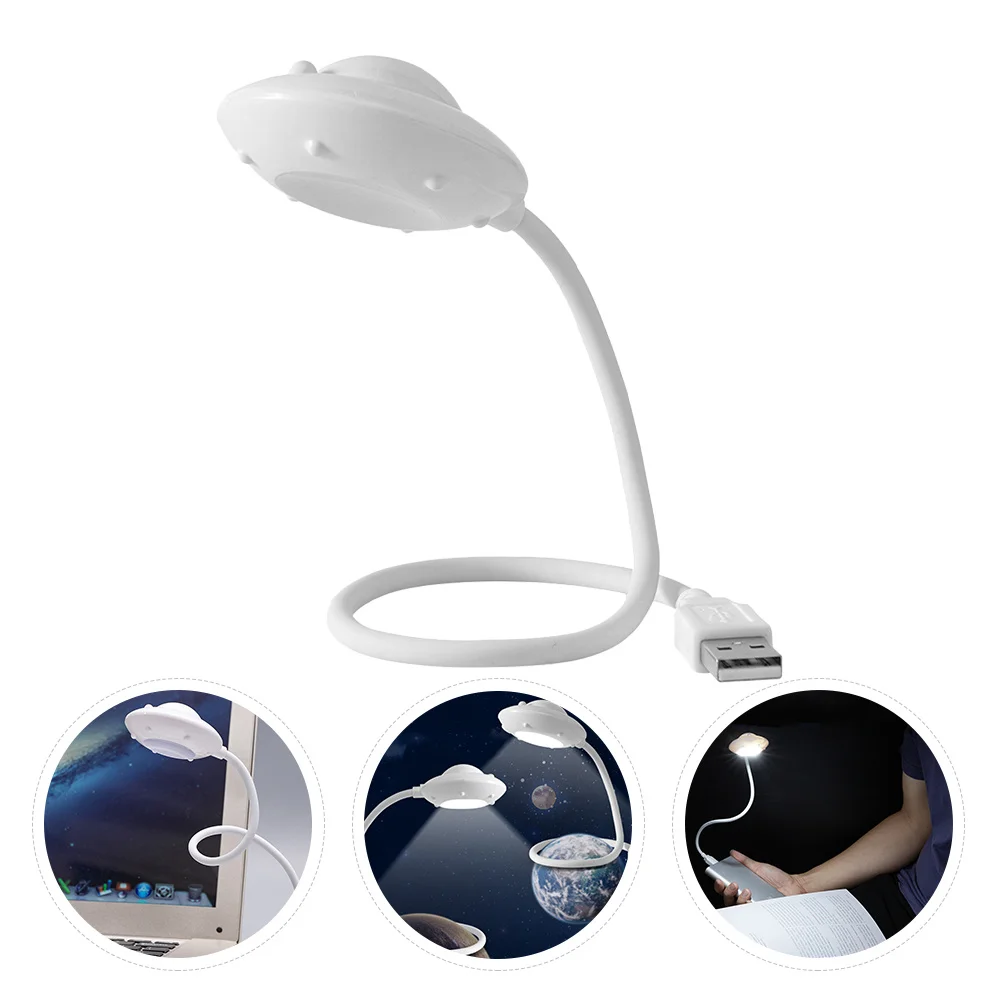 Lámpara de lectura USB, luz LED de cuello de cisne flexible para ordenador portátil, teclado, luz nocturna, protección ocular portátil