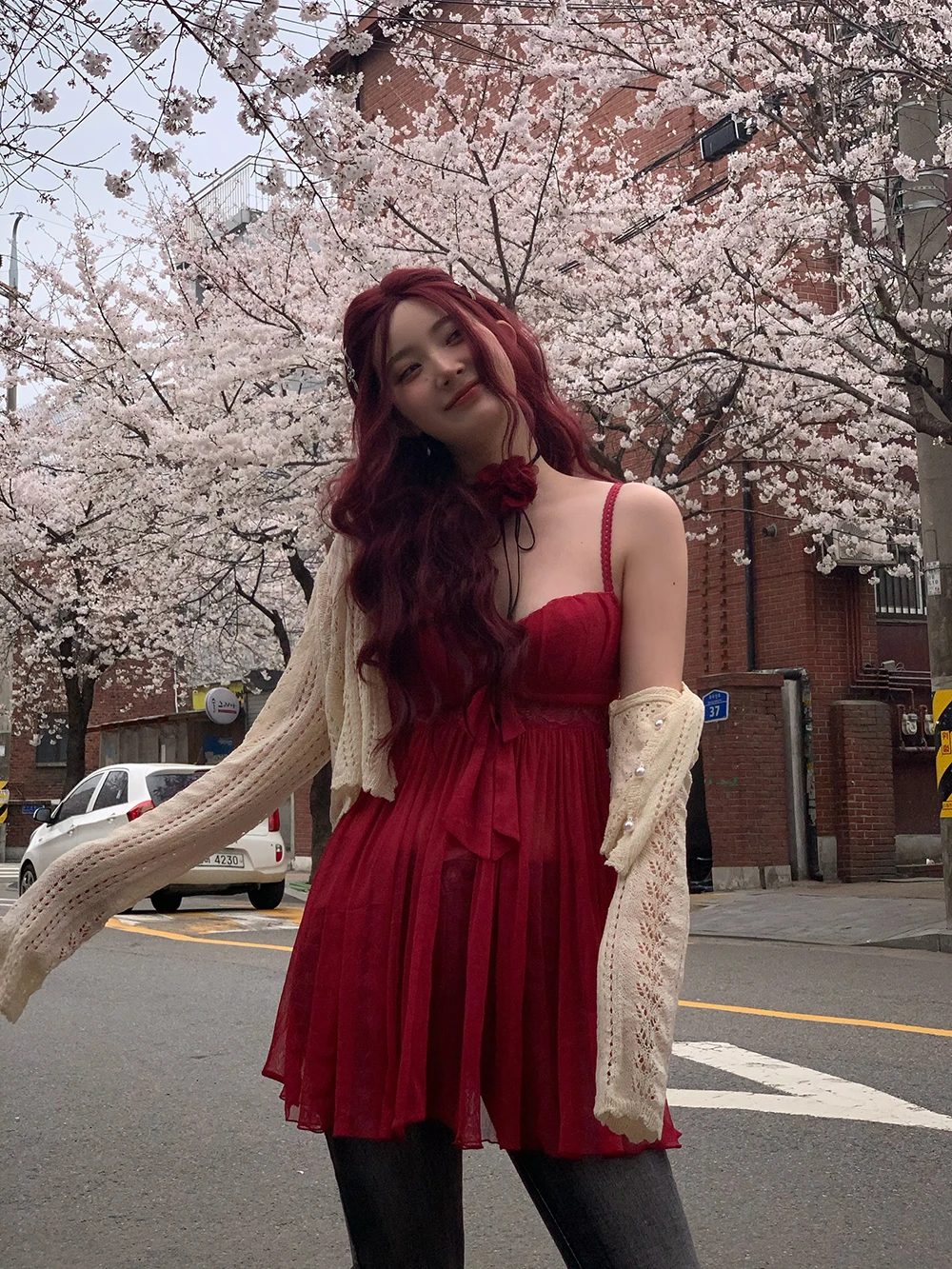 

Женский летний топ с кружевом и ремешком для похудения, сладкий и пряный винно-красный, не укусить глаза, одежда с цветочным принтом