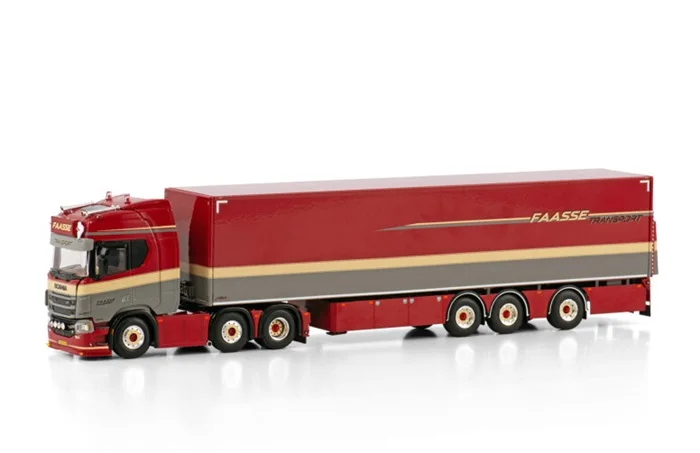 

Model Toy WSI 1:50 Scale Sca-nia R CR20H 6X2 Tag Axle Tractor,Transport Container Truck Diecast Toy Model Gift, FAASSE 01-4246