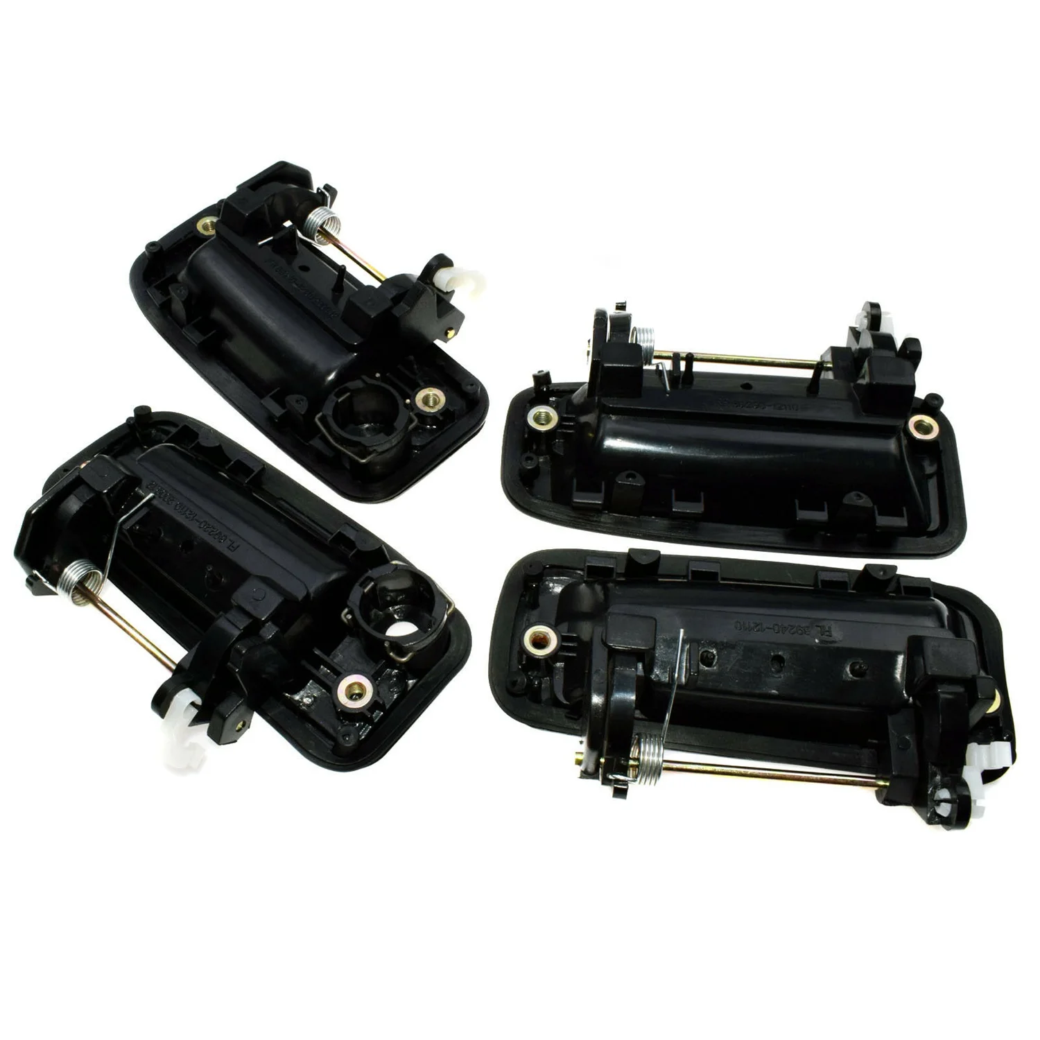 4 PCS(Front Rear Left Right)Outside Outer Exterior Door Handle For Toyota Corolla 1988-1992 69210-12110 69220-12110