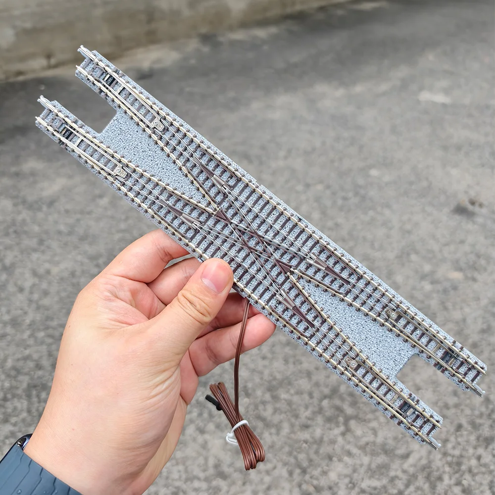 نموذج قطار المسار N مقياس 1:160 PX280 العلامة التجارية 1247 مزدوجة معبر المسار إقبال DIY بها بنفسك السكك الحديدية قطار السكك الحديدية المشهد اللعب 1 قطعة