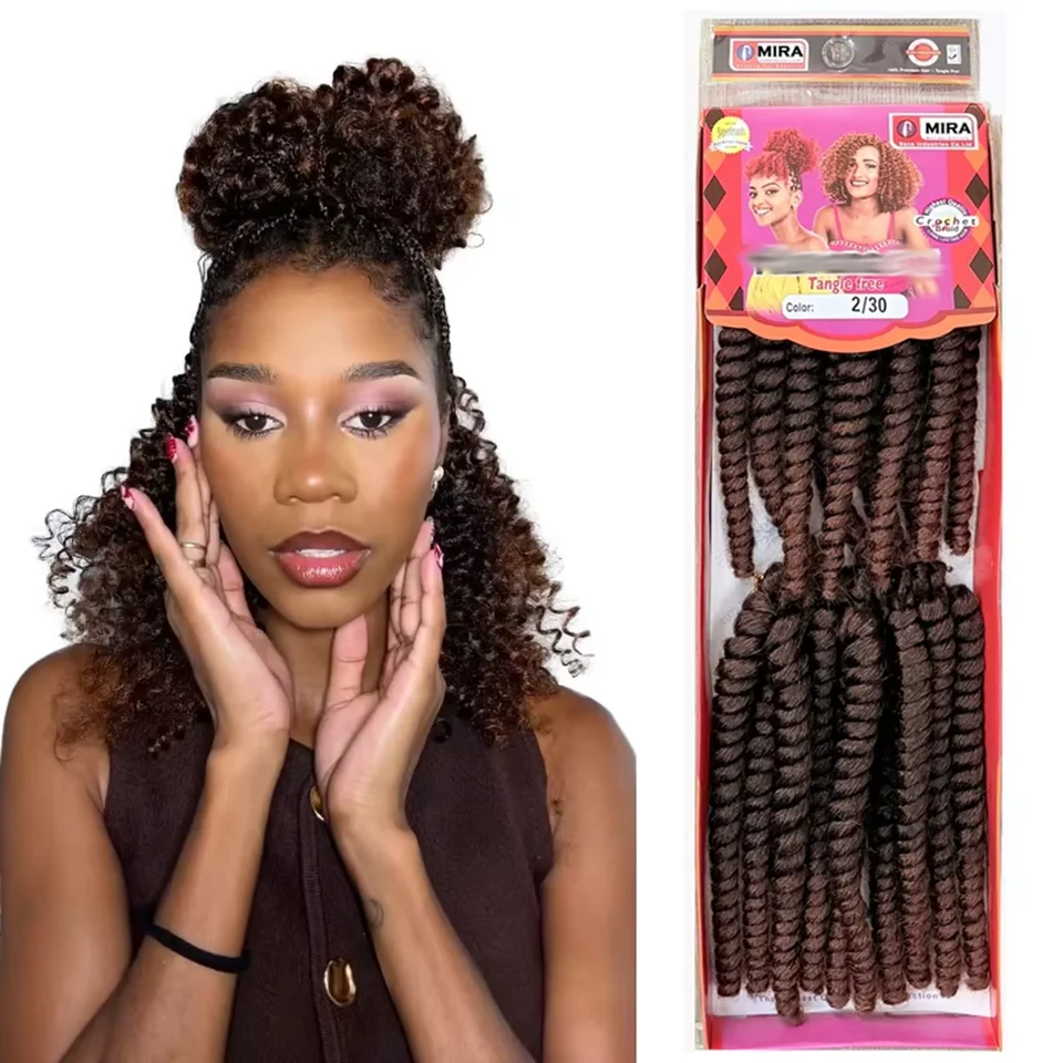 Trenzas de rizo Havanna sintéticas de 8 pulgadas, perfectas para passion twists y peinados de crochet, colección africana de trenzas y twists 3