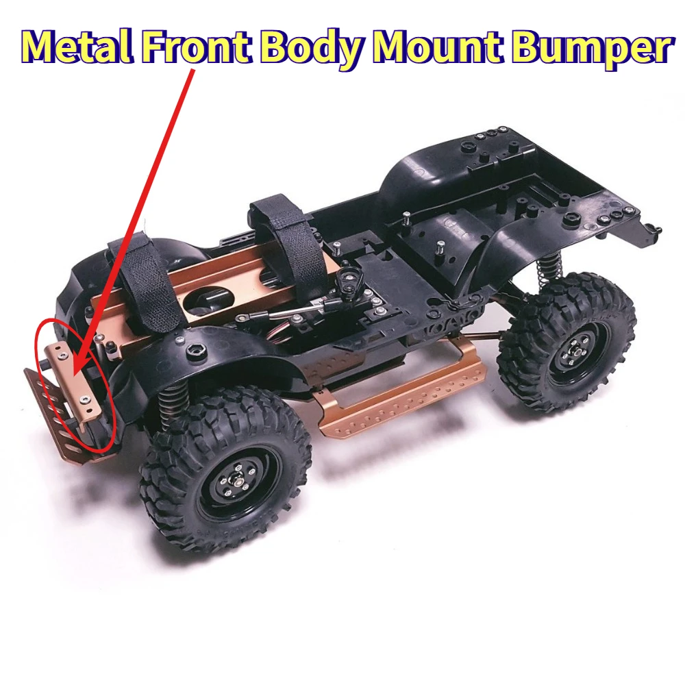 Metal Front Body Mount Bumper RC car For Tamiya CC01 1/10 Scale Offroad Crawler Chassis Custom Size model Replacement Parts