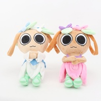 26cm Kawaii Cartoon Plush Toy Dandy's World Game Role Belle Basket Bassie Stuffed Pillow Toy Bassie Kids Birthday Gifts Decor