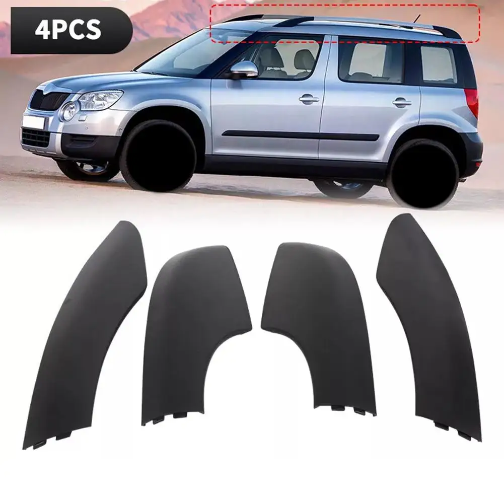 

Roof Rail Cap For Skoda Roof Rail End Cap Roof Rack Replacement Wear Resistant ABS Material For Skoda 2009-2018