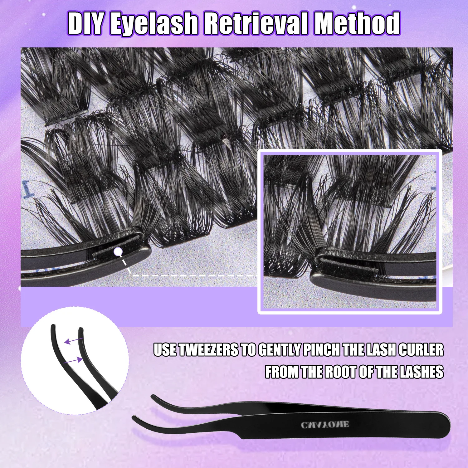 Hot Melt DIY Segmented False Eyelash Set Large Capacity Single Cluster False Eyelash Exquisite Gift Set Lashes