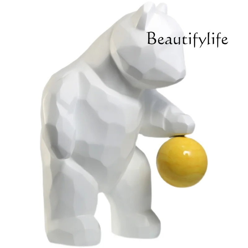 

Hotel lobby large cartoon floor ornament sales office shopping mall fiberglass sculpture art