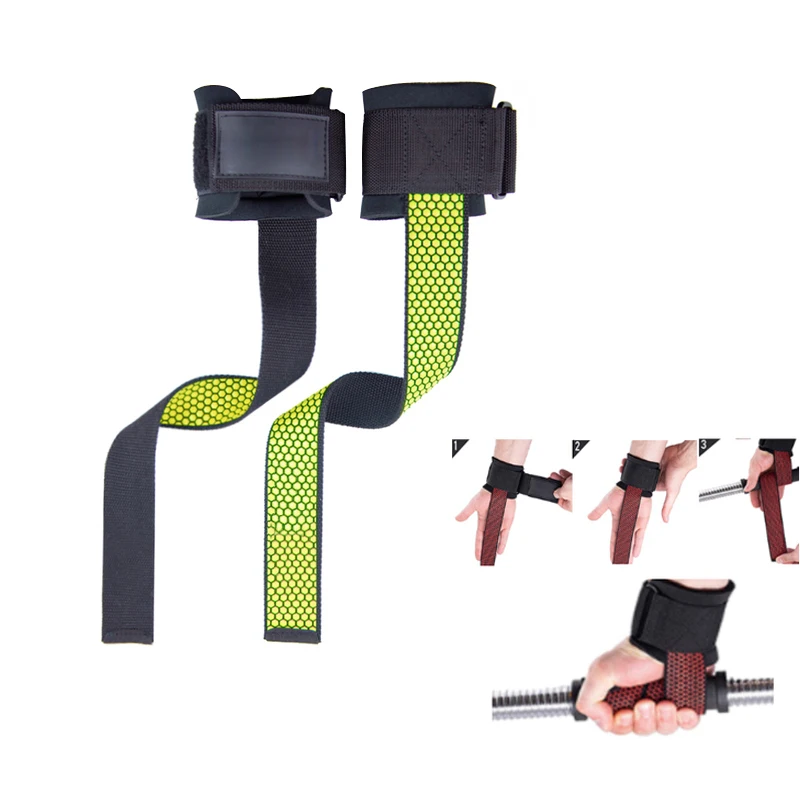 Neoprene Weight Lifting Blets, Gym Padding, Non-Slip Wrist Wraps, Band Grips, Deadlift, Fitness Straps, High Quality