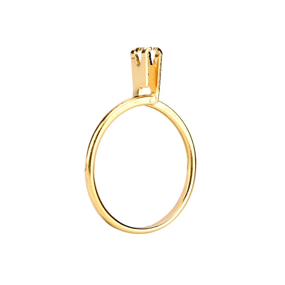 

Professional Golden Color Ring Stone Holder Spring-Type Gemstone Holder Jewelry Making Tool Stone Setting