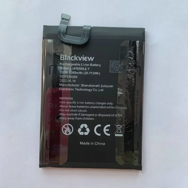 For Blackview A70 Original Battery 5380mAh Rechargeable Li-Ion Batteria Mobile Phone Accessories