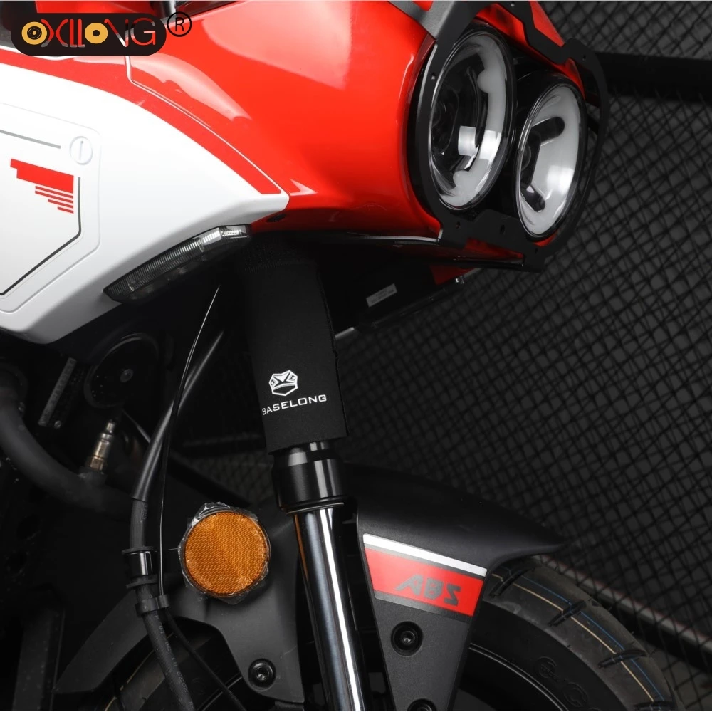 ملحقات الدراجات النارية الجبهة شوكة جورب الحرس حامي يغطي شوكة الديكور ل بيتا RR350 RR125 RR 200 250 RR 300 390 430