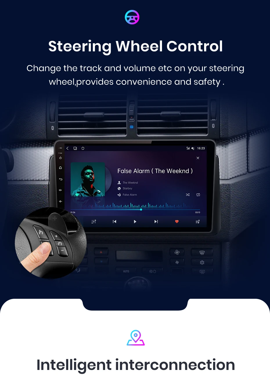 Junsun Kabelloses CarPlay Android Auto Autoradio für VW Golf 4 Jetta MK4 1997-2003 2 DIN Multimedia-Stereoanlage mit Eingebautem Kühlventilator GPS-Navigation SWC Bluetooth FM RDS DSP IPS-Bildschirm Auto-Intelligentes System 4G WiFi 8-Kern Plug&Play Haupteinheit – Detail 13
