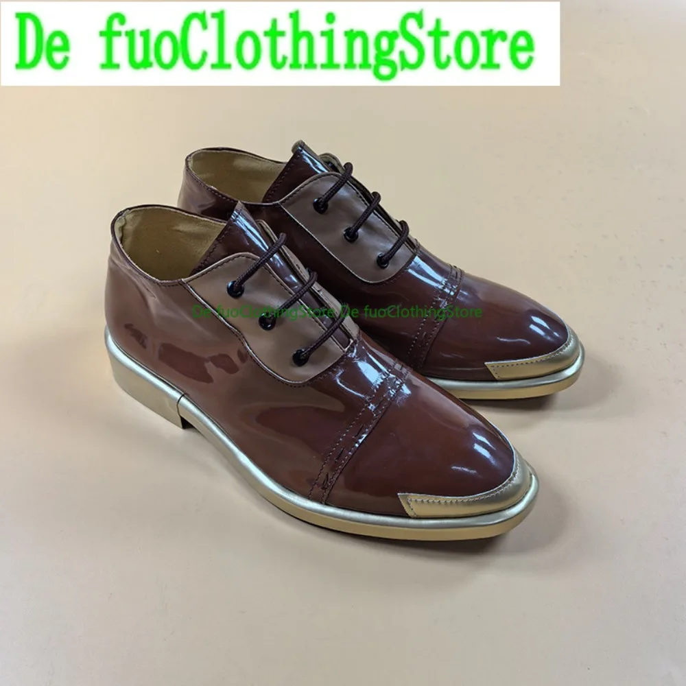 รองเท้าคอสเพลย์ DefuoClothing Identity V Prospector Gambler Skin รองเท้าสำหรับเล่นบทบาทสมมติในอนิเมะและเกม รองเท้าบูทสำหรับงานปาร์ตี้ฮาโลวีน