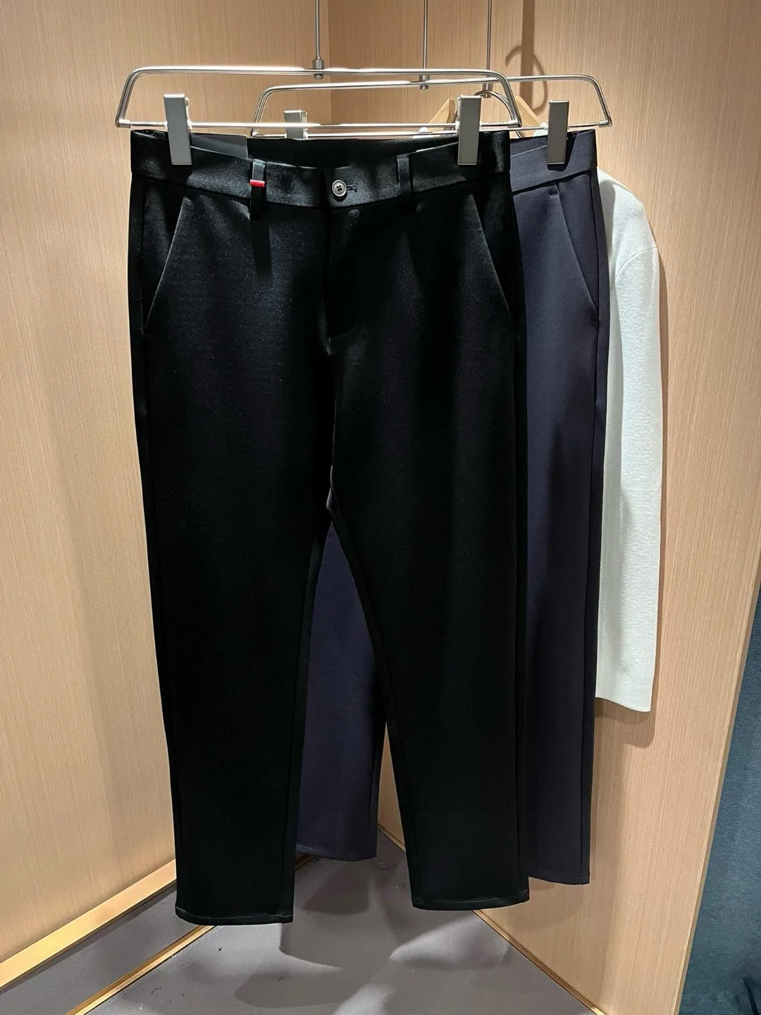 Kiton Italian 25ss anti-wrinkle non-ironing simple old money style small straight business casual pants