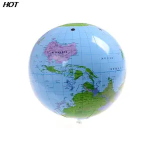 It's hot! 40cm Early Inflatable Educational Terra Mundo Geography Globo Map Balloon Beach Ball 8 Main Sales Globo Terraqueo - №3