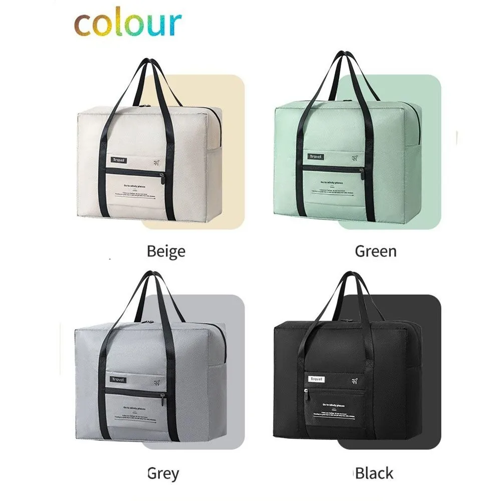 Large Capacity Foldable Travel Bag Waterproof Convenient Hand Luggage Bag Lightweight Dry Wet Separation Clothes Storage Bag Gym