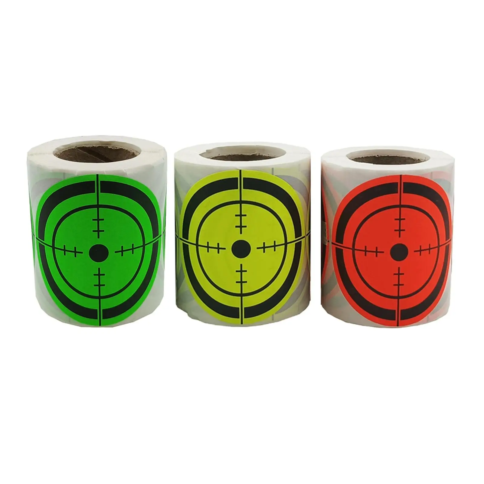 200 Pieces Shooting Targets Fluorescence Paper Targets High Visibility