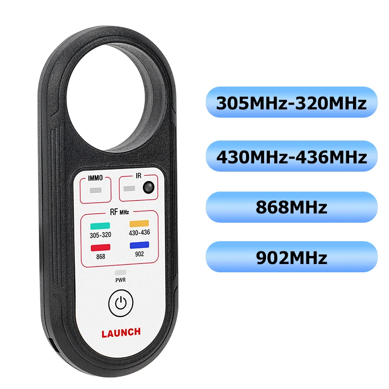 LAUNCH Remote Frequency Tester Support 315/434/868/902 Infrared Key Detection IMMO Anti-theft Signal Infrared Signal Detection