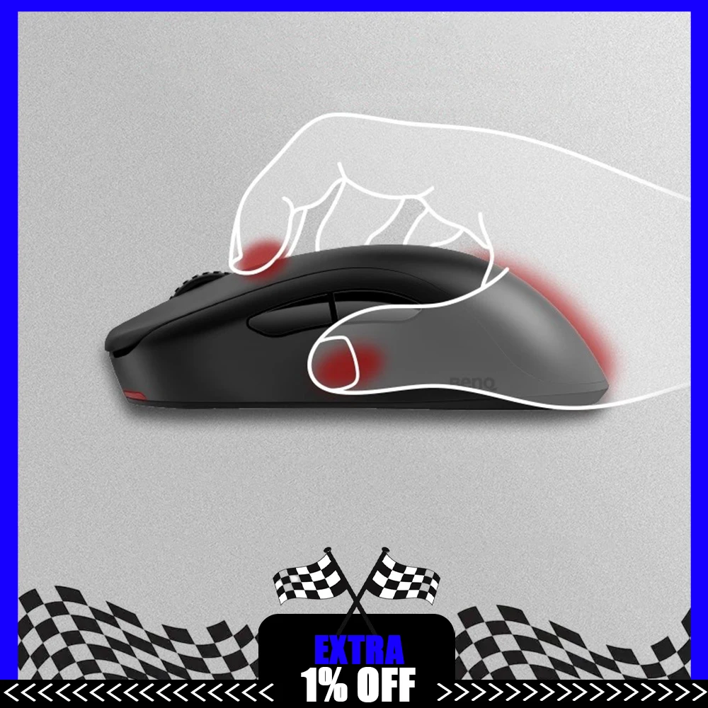 

ZOWIE U2-DW Gaming Mouse Anti-jamming Ergonomi Design Technology 3950 Sensor 4K Wireless Mouse Low Delay Light Weight Mouse Game