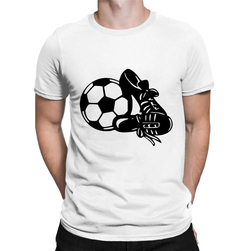 CLOOCL Love Football Men T-shirts Soccer Shose Chest Printed Tees 100% Cotton Male Female Casual Tops Hip Hop Streetwear