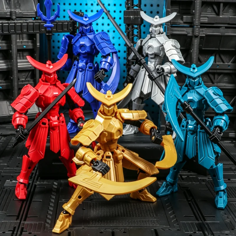 Lucky Doll Mozi Ant Creation Animation Assembling Figure Toys Variable Mecha Joints Movable Bull Warrior Glacier Joints Gifts