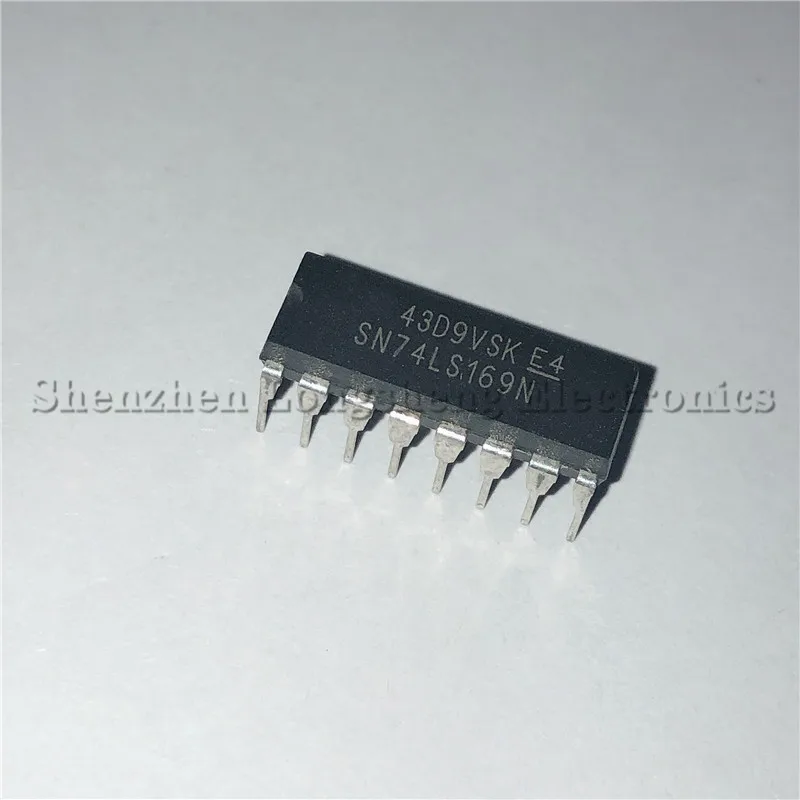 10PCS/LOT NEW 74LS169 SN74LS169N DIP-16 Four-bit binary reversible counter In Stock