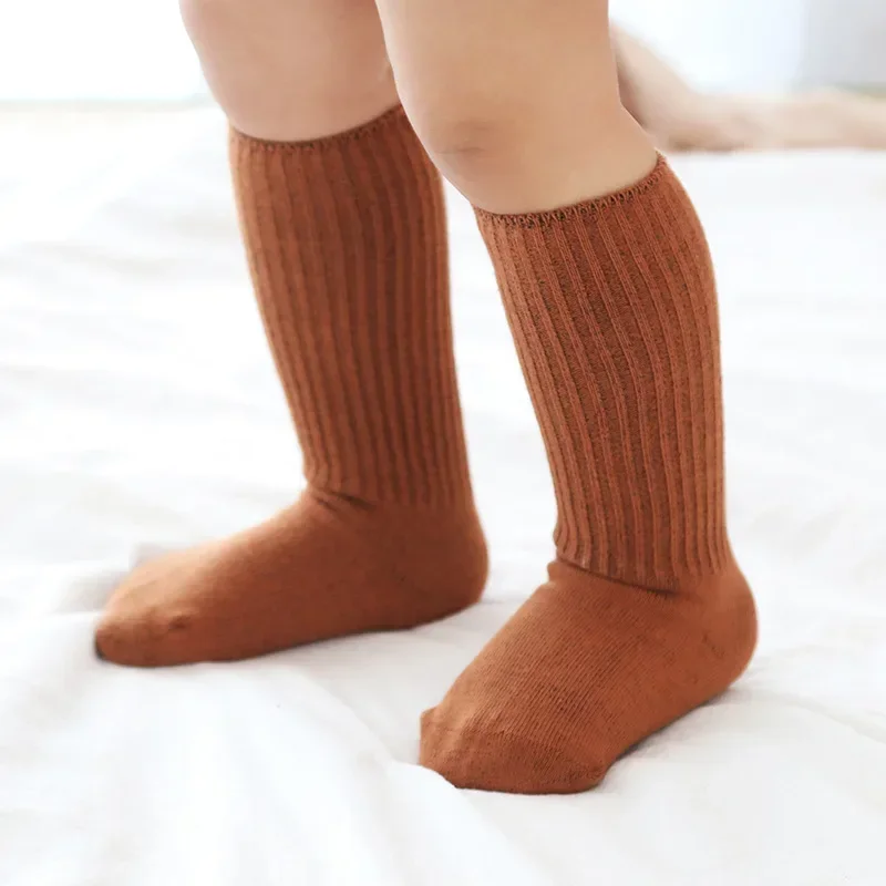 New Spring Autumn Baby Mid-tube Sock Children's Non-slip Fashion Comfortable High Elastic Infant PilePile Socks Toddler Boots