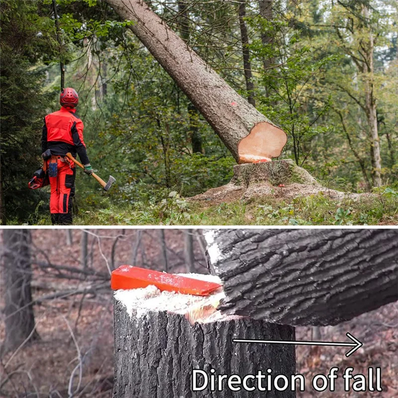 AAAN-Tree Cutting Wedges 6 In. Plastic Chainsaw Felling Wear Logging Supplies Safety Accessories