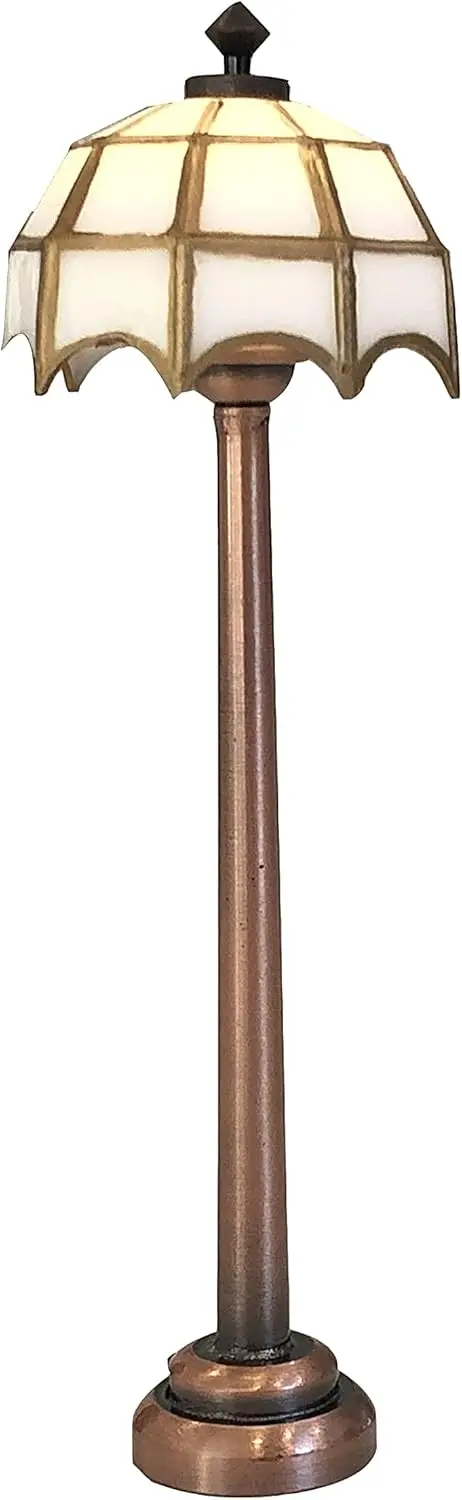 

Миниатюрный напольный светильник для кукольного домика, светодиодный светильник на батарейках для декора кукол, функциональный аксессуар