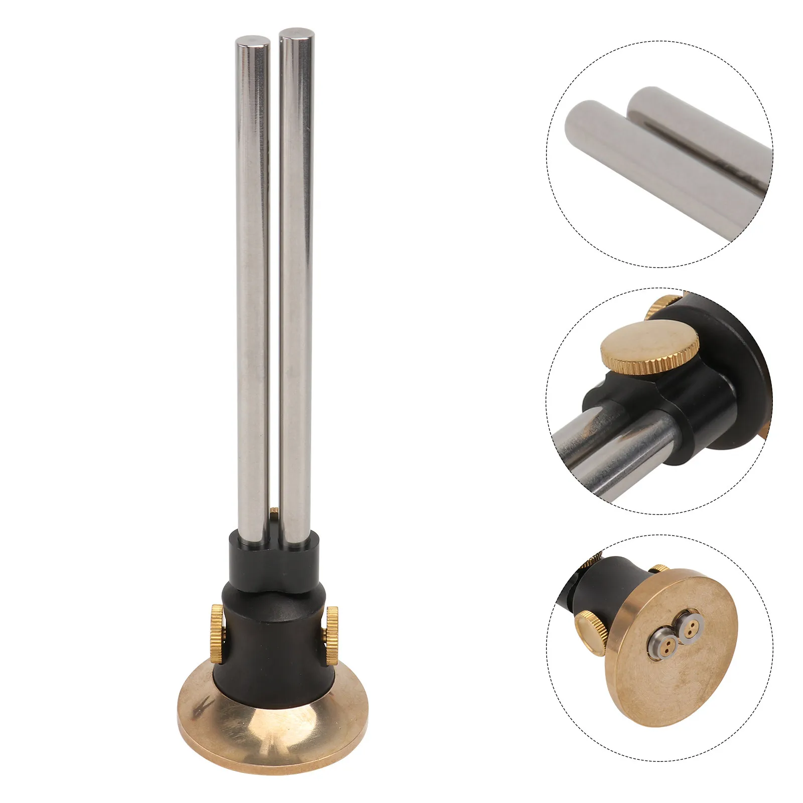 Woodworking Double Shaft Marking Gauge Wheel Scriber Automatic Line Drawing Tool Stainless Steel Slide Bar Precision Adjustable