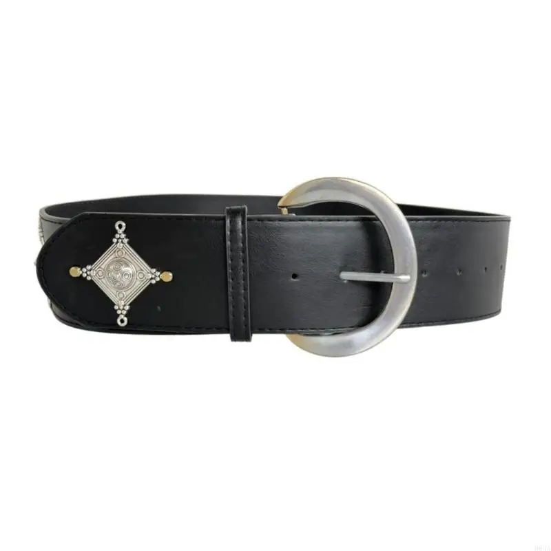 

Fashionable Retro PU Belt With Hiddened Pin Design All Weather Comfortable Strap For Daily Wear And Office Outfits 964A