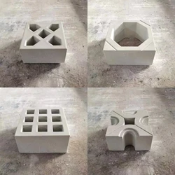 New Cement Antique Brick Mold Square Garden Wall Making Brick Mould 3D Carving Anti-Slip Concrete Plastic DIY Paving Molds 1Pc