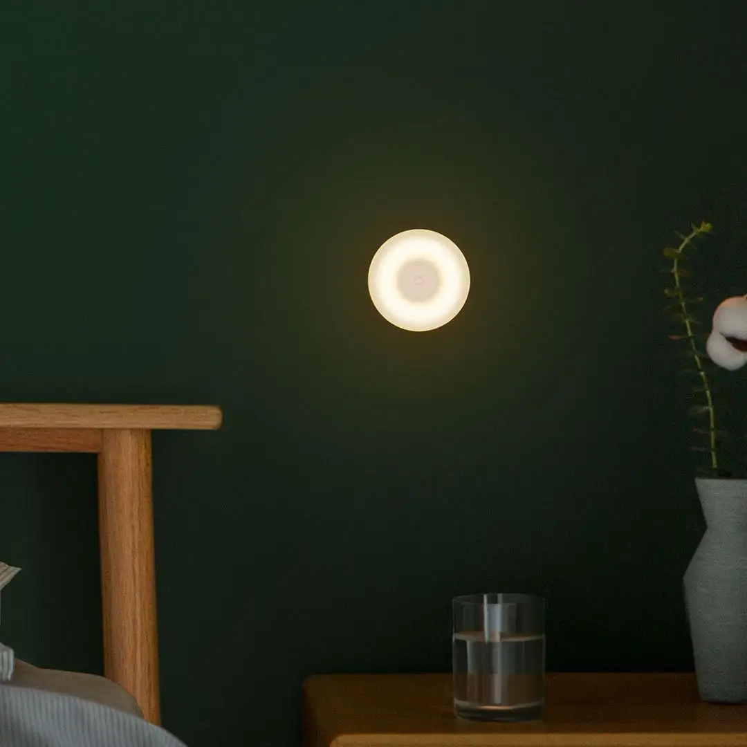 XIAOMI-Veilleuse avec détecteur de mouvement, luminosité réglable, capteur de lumière humaine intelligent, lampe de chambre originale, 2 versions, ata jia