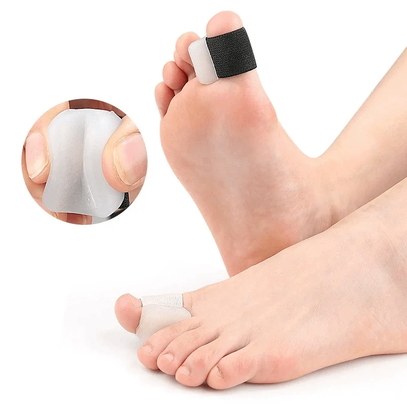 1/2/10Pairs Toe Separator Silicone Pedicure Tools Bones Orthopedics Bunion Corrector Gel Insoles For Shoes Protector Correction