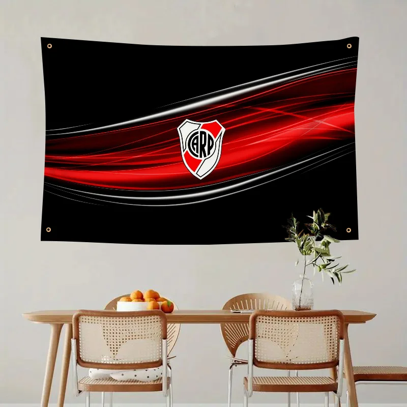 1pc Argentina River Plate FC CARP Flag Flags And Banners Four Hole Polyester Outdoor Decor Room Aesthetic