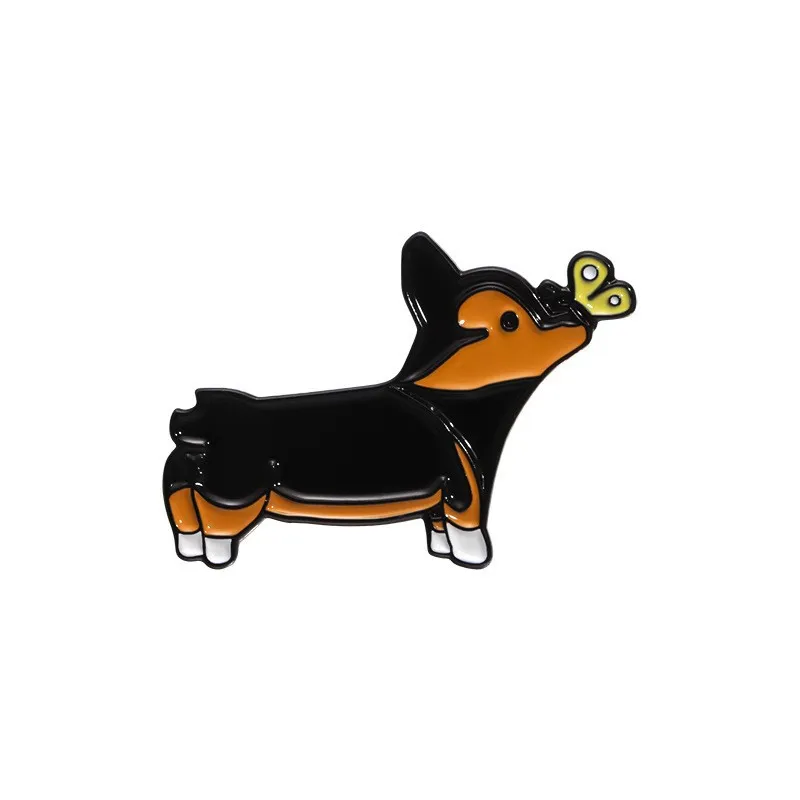 dog seies slogon Enamel Pin Funny Brooch Cartoons Badge for Bags Jeans Hoodies Denim Lapel Pin Jewelry Kids Best Gift image 3
