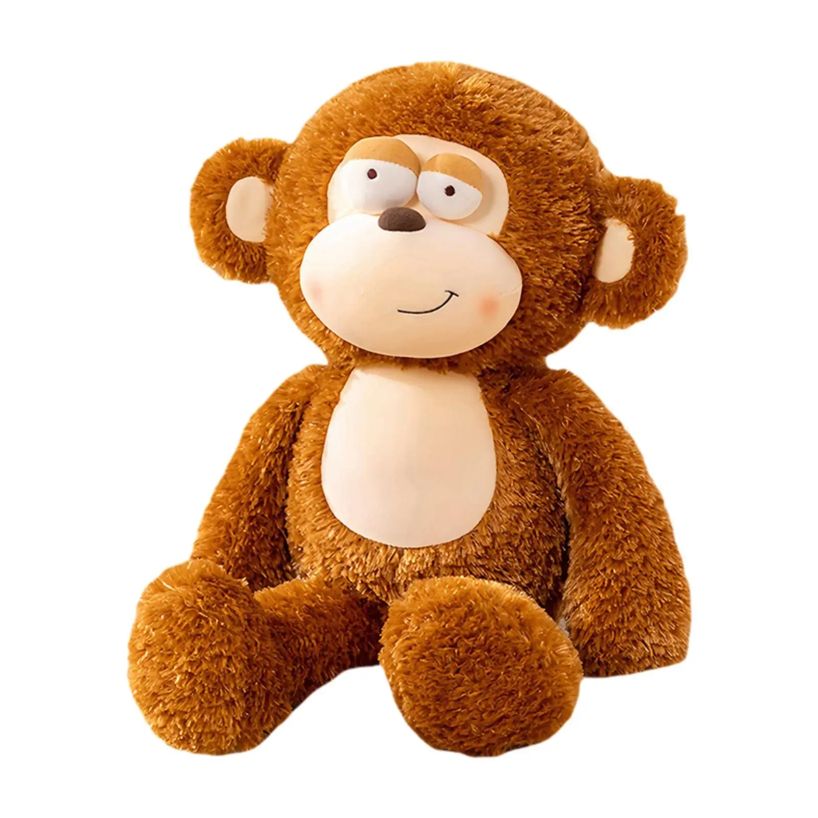 

Stuffed Plush Monkey Toy Lightweight Realistic Funny Creative Gifts Soft Toy Home Decorative for Children Kids Boys Girls Teens