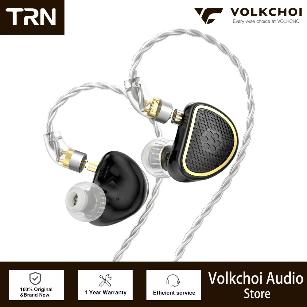 

TRN Xuanwu In Ear Earphone SPD+BA Hybrid Planar HIFI Monitor Earbuds Running Sport Headphones Earplug Headset