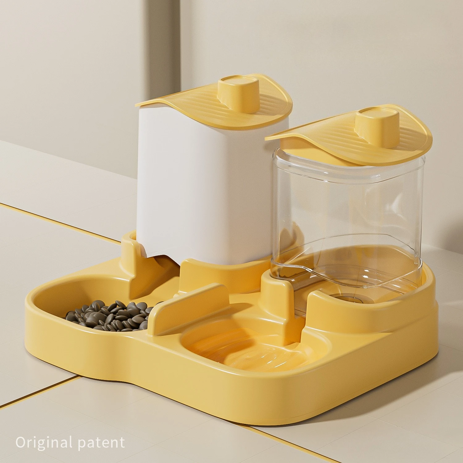 

Pet Lunch Box Cat and Dog Water and Meal All-in-one Machine Large Capacity Feeding and Drinking Device Wholesale 애완동물 정수기