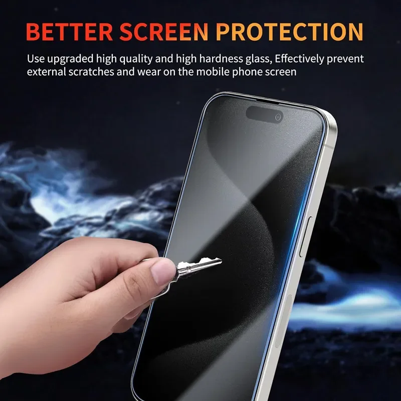 4Pcs Privacy Screen Protector for IPhone 15 14 11 12 13 Pro Max 12 13 Mini XR X XS MAX 7 8 15 14 Plus Anti-spy Tempered Glass