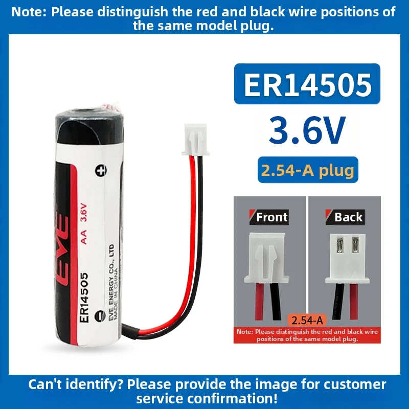 EVE ER14505 AA tamaño 2700mAh 3,6 V batería de litio para dispositivos IoT codificador servo de control industrial PLC