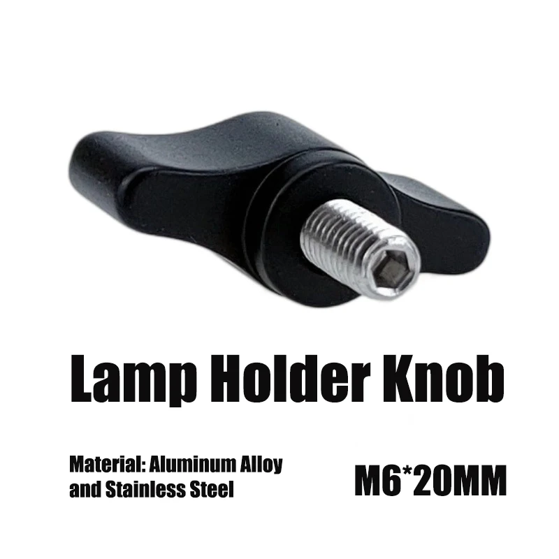 

4 pieces M6*20mm Photography Light Stand Knob for 220, 250, 260, 280, 288 and Other Models of Spring Light Stands