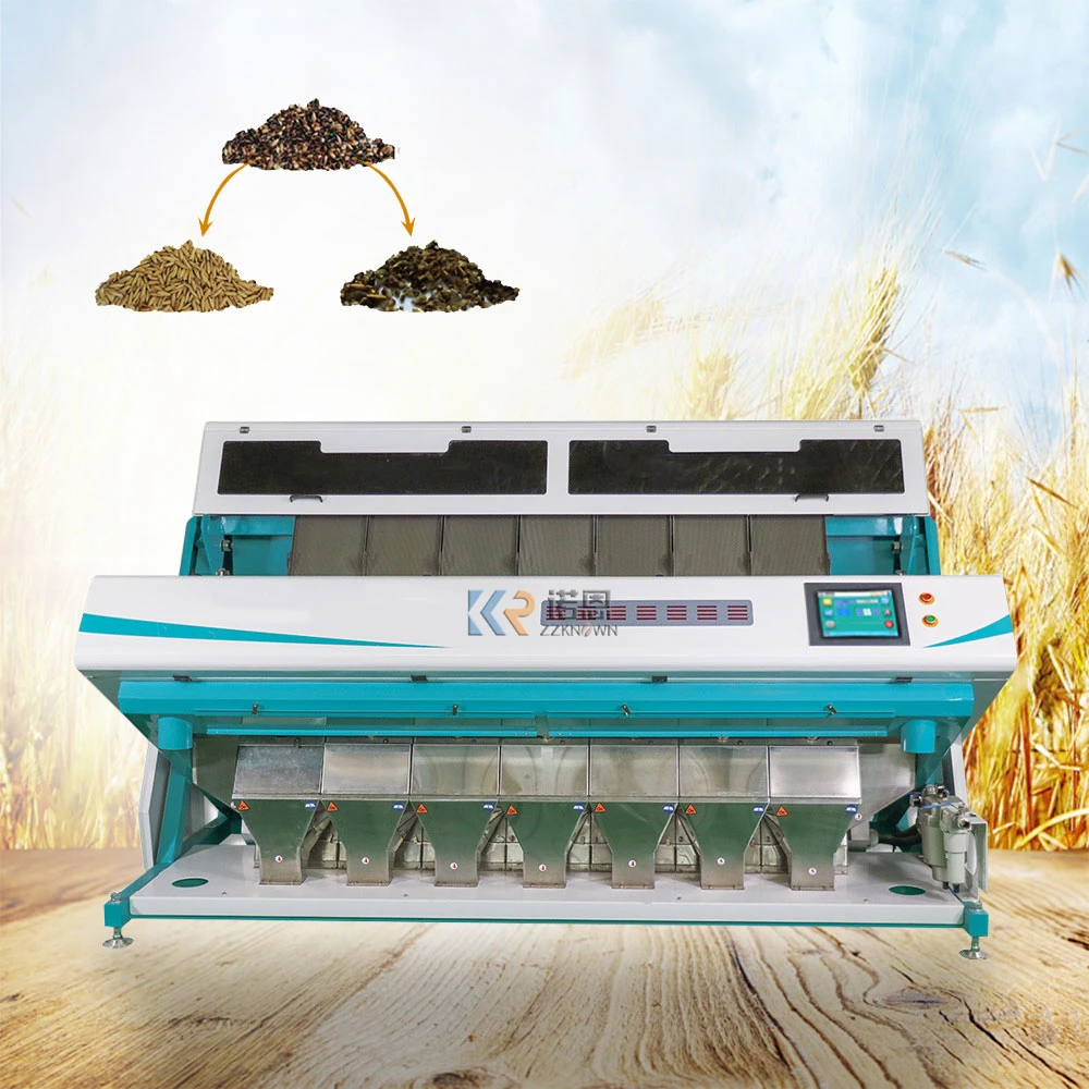 Multi-purpose Rice Grain Sorting Machines High Efficency CCD Color Sorter Machine