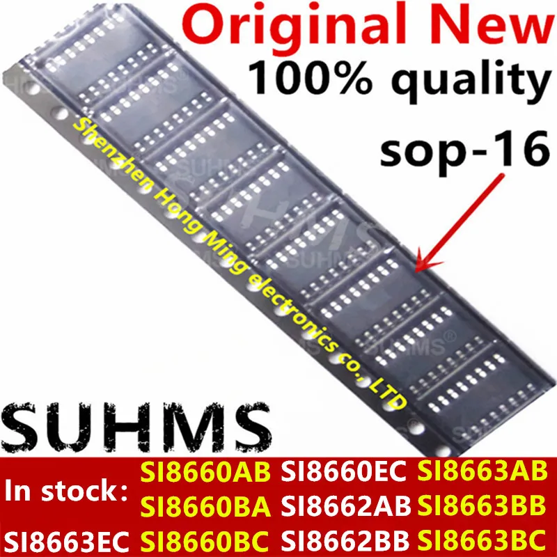 

(1piece) 100% New SI8660AB SI8660BA Si8660BC SI8660EC SI8662AB SI8662BB SI8663AB SI8663BB SI8663BC SI8663EC sop16