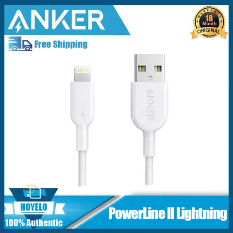 Cable Lightning Anker PowerLine II 【Certificado por MFi】 Cable cargador Probablemente el cable más duradero del mundo